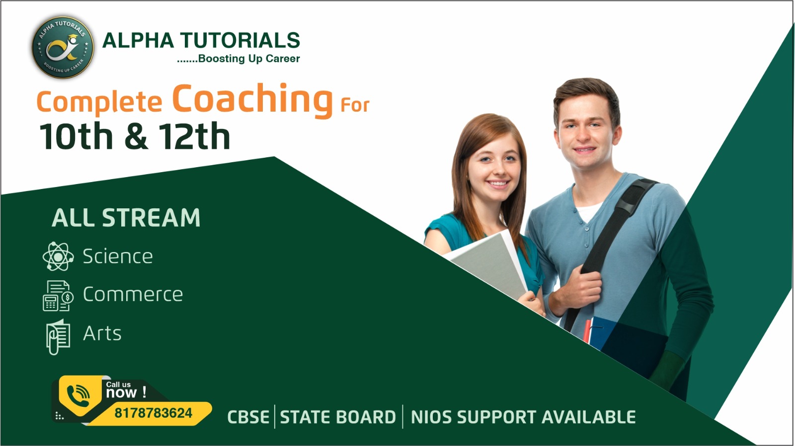 Alpha Tutorials Alpha Tutorials | Coaching for 1st–12th, B.A./M.A., NIOS & CUET ...